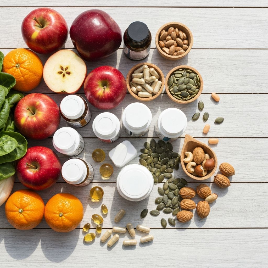 Natürliche Nährstoffe und Vitamine